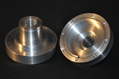finished tool created from a block of aluminum